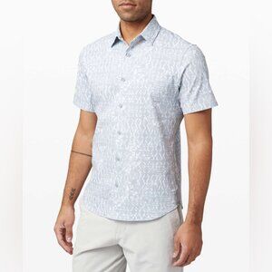 Lululemon Airing Easy Short Sleeve ShirtSuper Structure Blue Cast Multi